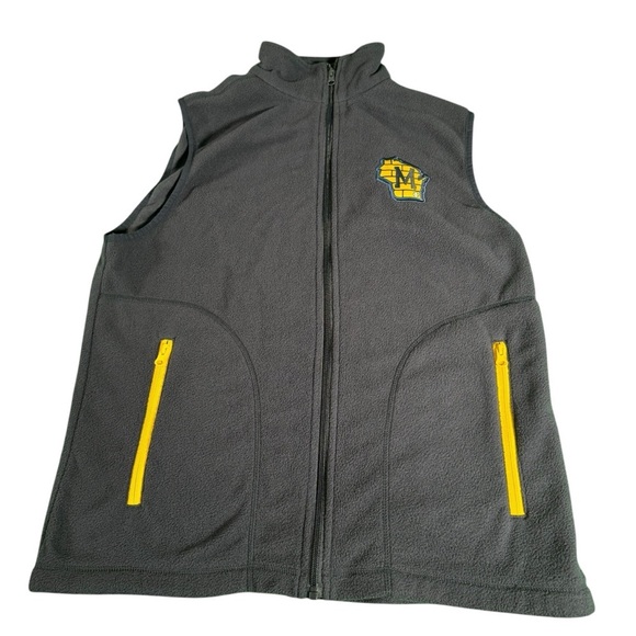 Milwaukee Brewers Fleece Vest SGA 9/2/2023 Size Adult Medium - Picture 1 of 11